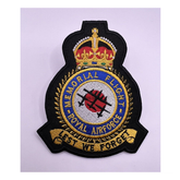 RAF Memorial Flight Badge Royal Air Force King’s Crown Machine Embroidered Patch